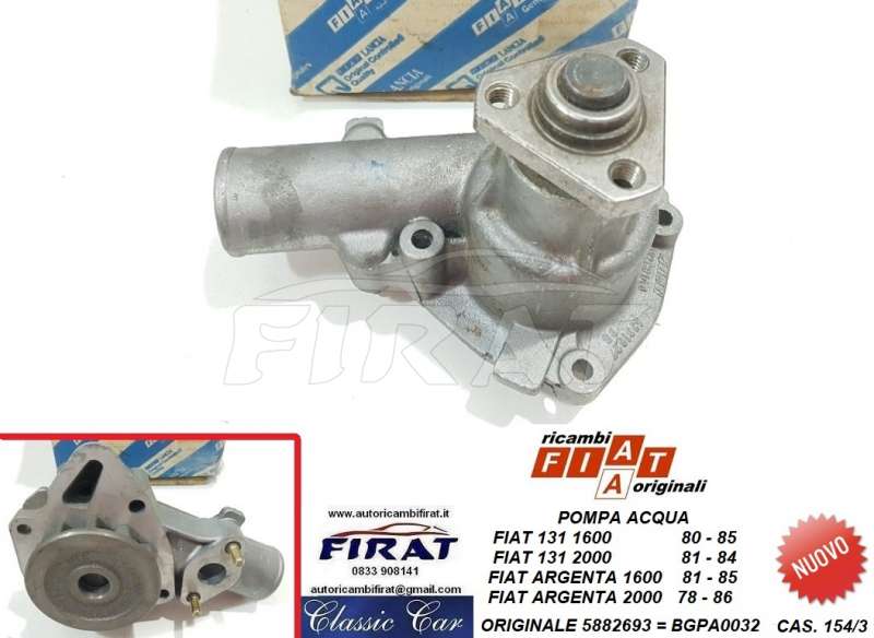 POMPA ACQUA FIAT 131 2000 - ARGENTA (5882693)